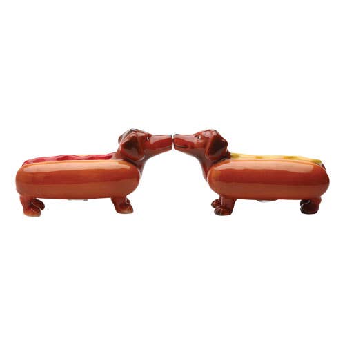Happy Hot Dogs Salt and Pepper Shaker Set