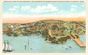 MA-108 Aerial View of Plymouth, Mass.