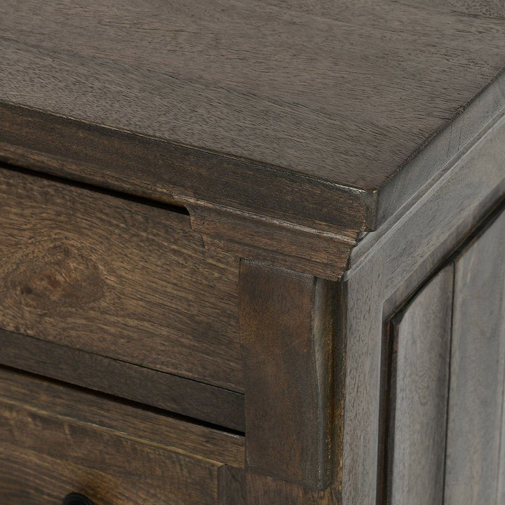 Adelaide - Wood 3 Drawer Nightstand - Cocoa Brown