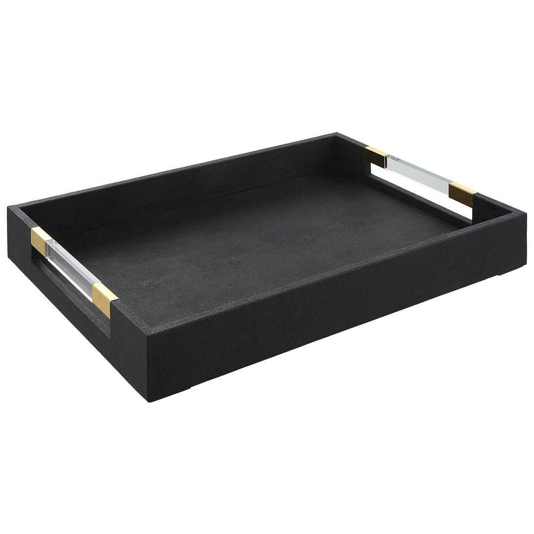 Wessex - Black Shagreen Tray