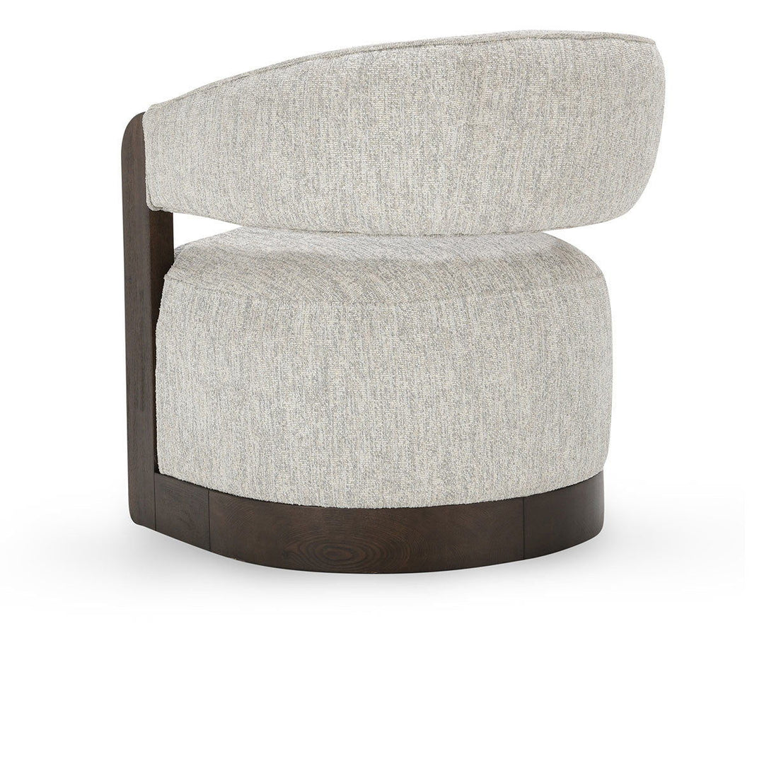 James - Swivel Accent Chair - Glacier Gray