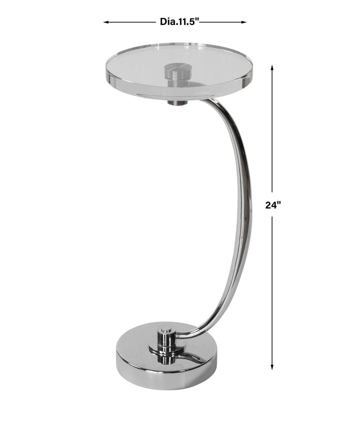 Waveney - Drink Table - Nickel