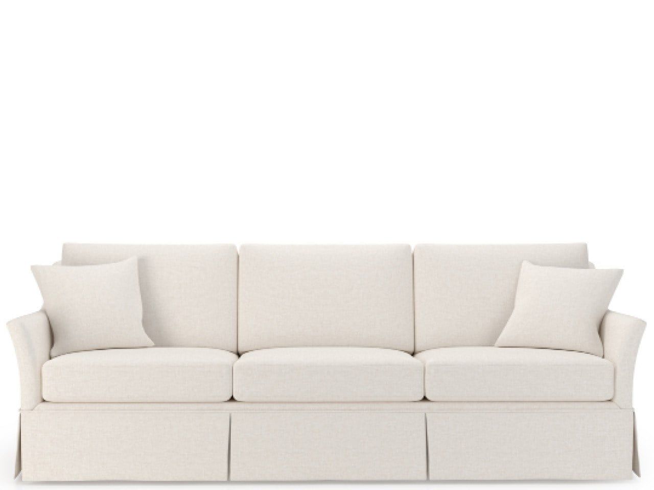 Madison - Skirted Sofa, Special Order - White