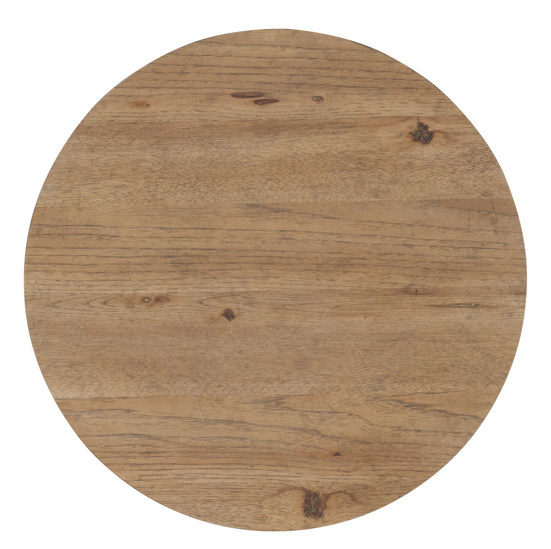 Vineyard Row - Wine Barrel End Table - Light Brown