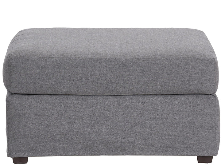 Coastal Living Outdoor / Brooke - Outdoor Ottoman, Special Order - Dark Gray