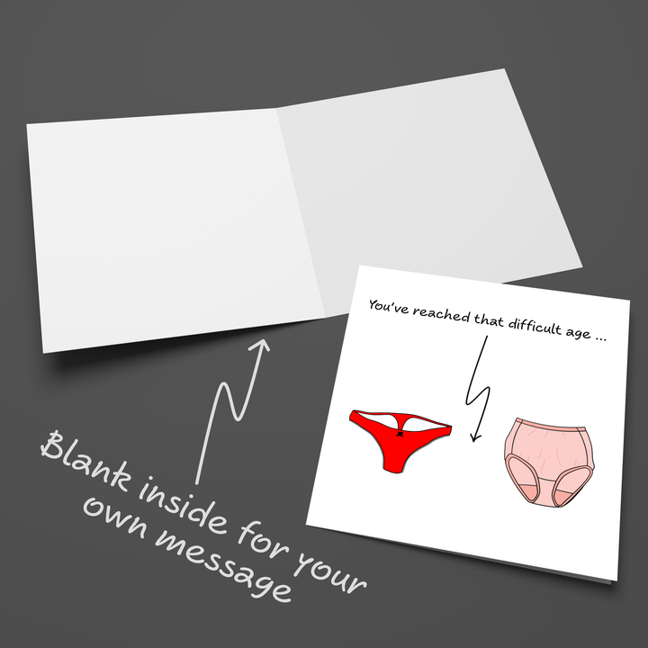Funny Birthday Card for wife, girl friend, female, girlfriend, Mum, Aunty - humorous amusing - 30th 40th 50th Birthday