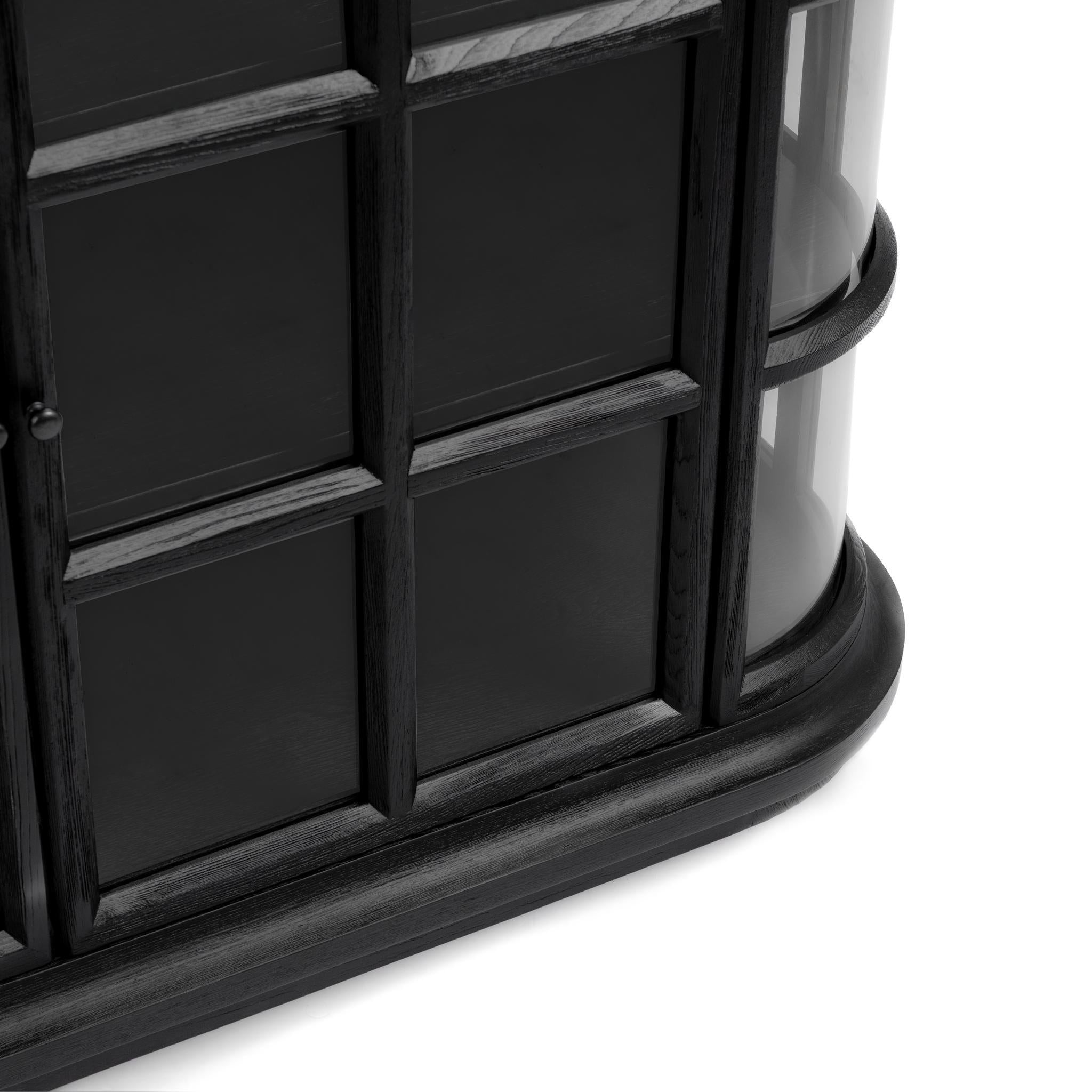 Carson - 4 Door Cabinet - Loft Black