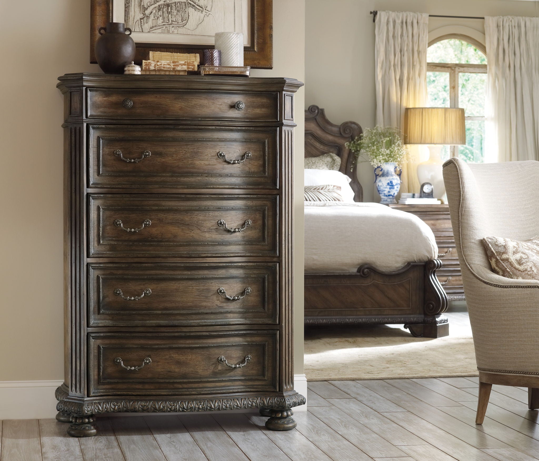 Rhapsody - 5-Drawer Chest - Dark Brown