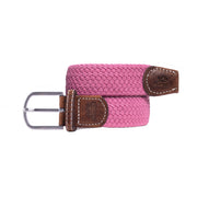 Magenta pink elastic braided belt: Size 2