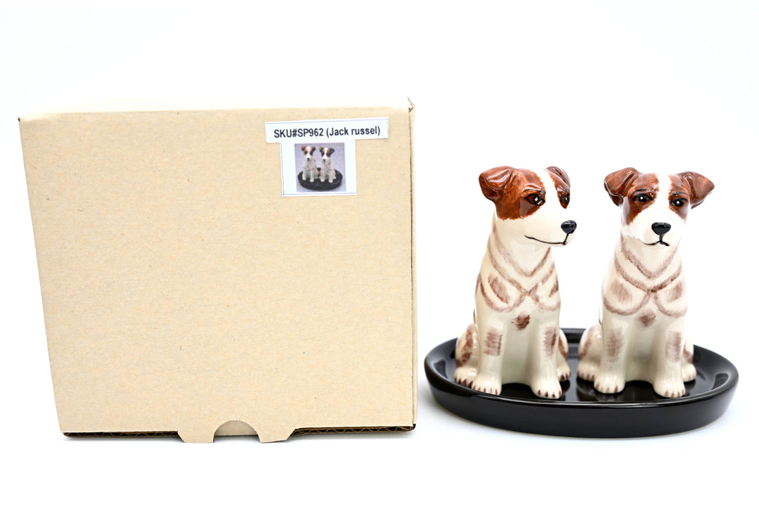 SP962 SALT AND PEPPER SHAKER Jack Russell