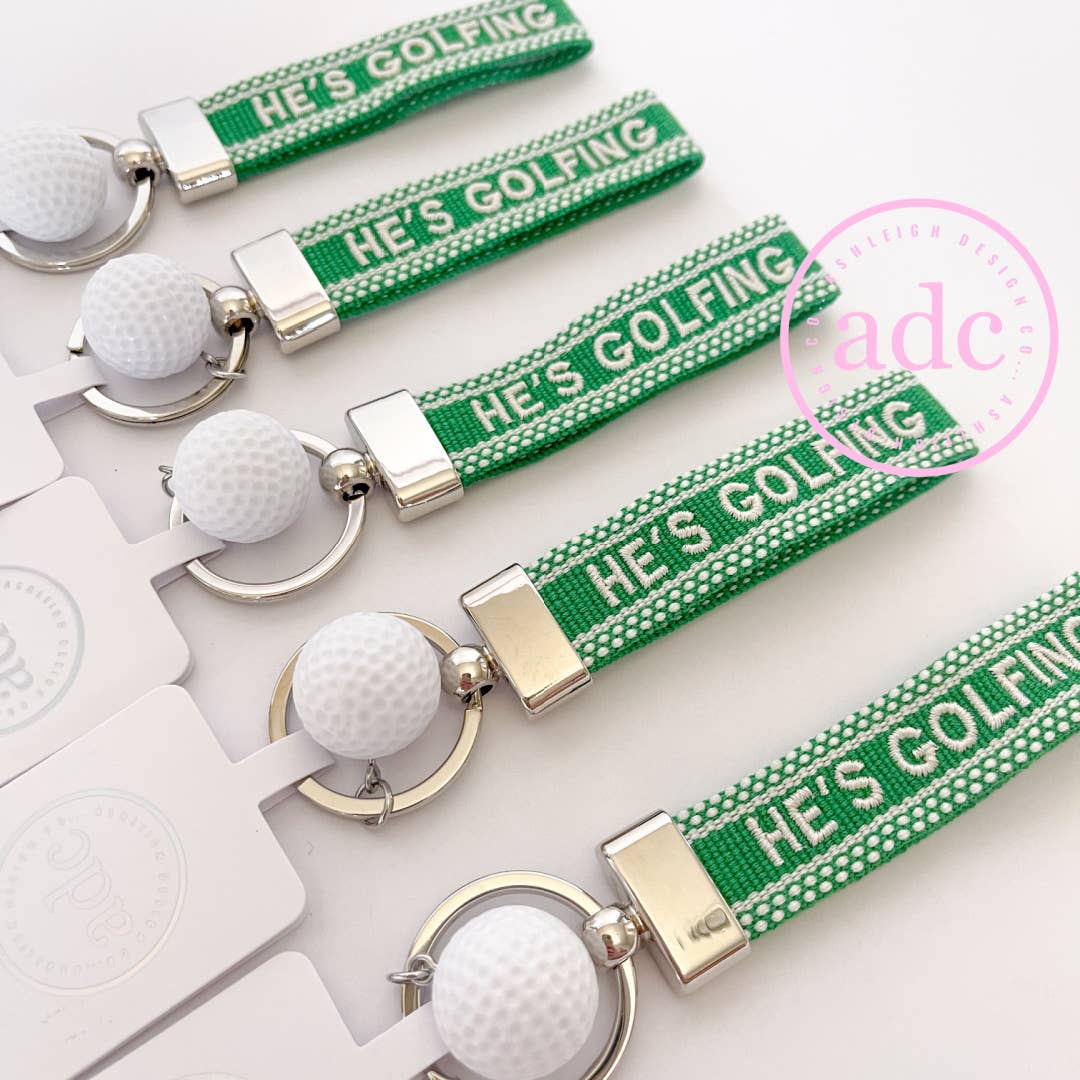 HE'S GOLFING Keychain *ADC Exclusive Band*