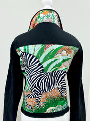 The Black Denim Jacket / Love a Zebra