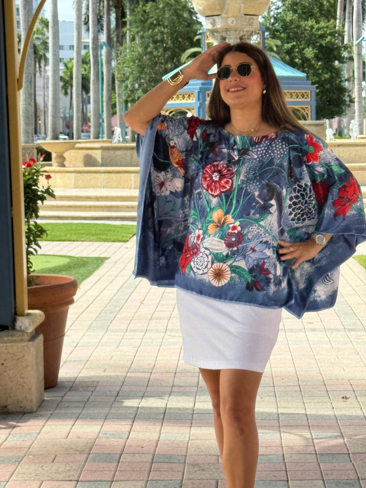 Tunic Horse in Blue