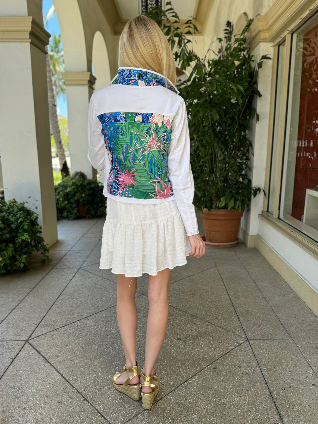 The White Denim Jacket / Stairway to Tropics
