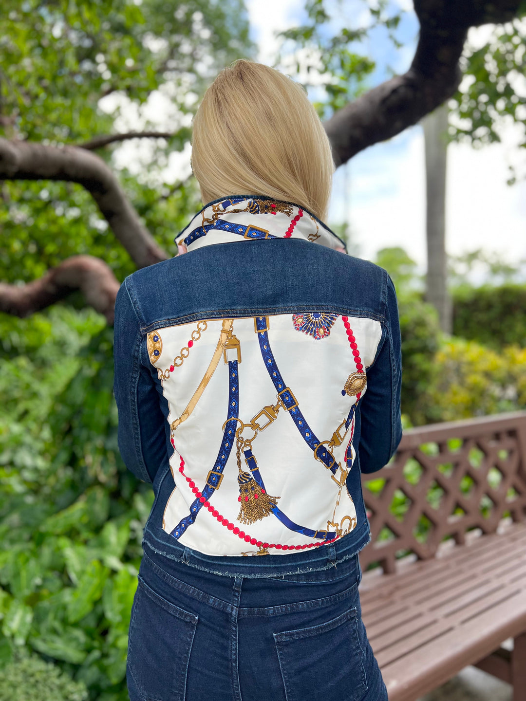 The Dark Denim Jacket / Unique in Beige