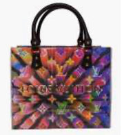 UPCYCLED small rainbow crossbody