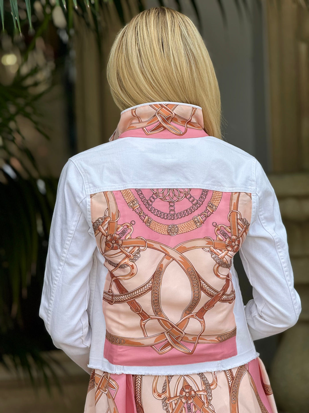 Silk Dress / Pink Stirrup