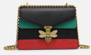KERI JEWELED BEE CROSSBODY BK