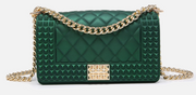 DONNA STUDDED CHAIN CROSSBODY HGN