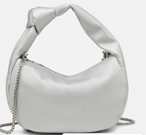 EVELYN HEAT PLEATED SHOULDER BAG SL