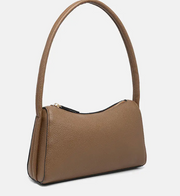 LEONA TOP ZIP BAGUETTE SHOULDER BAG TP