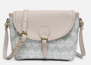 ERIN WOVEN CROSSBODY - DIAMOND GREY