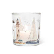 Lighthouses & Sailboats Votive-3"H