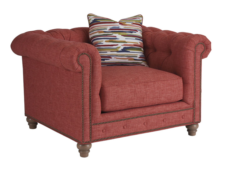 Barclay Butera Upholstery - Carmen Chair - Red