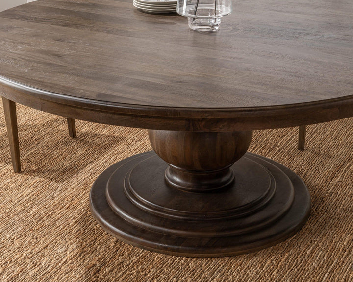 Brookside - 72" Round Dining Table - Cocoa Brown