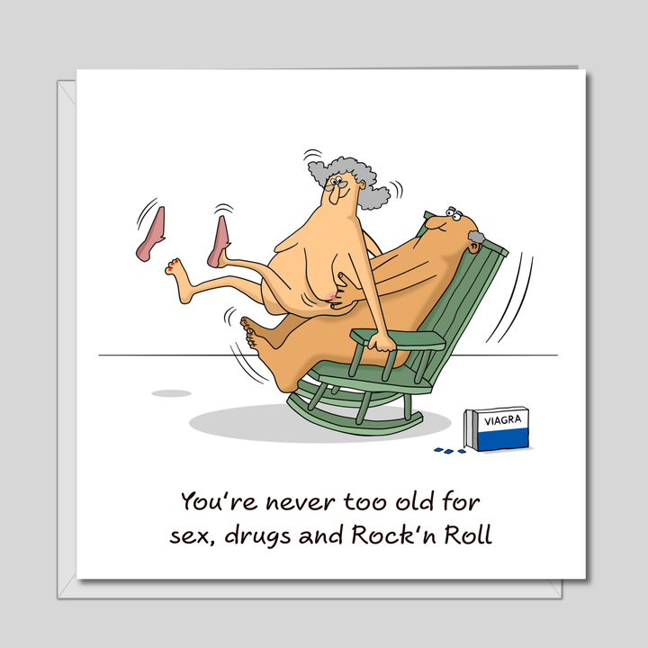 Funny Birthday Card 40th 50th 60th Valentines, Anniversary for Wife, Husband, Mum, Dad or friend. Love and support