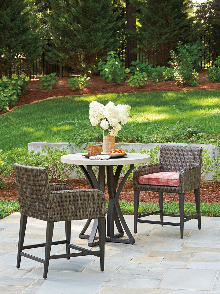 Cypress Point Ocean Terrace - Bistro Table - Dark Brown