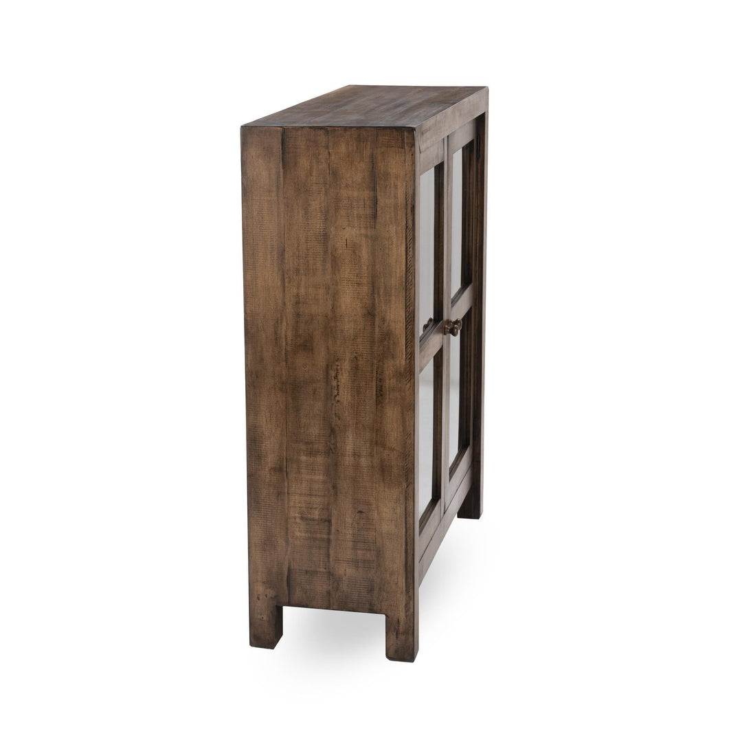 Eli - 2 Door Bar Cabinet Mx - Dark Brown