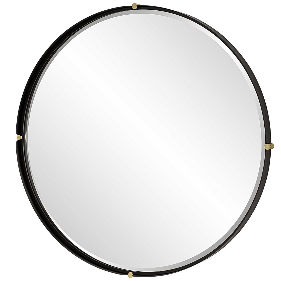 Bonded - Round Mirror - Black
