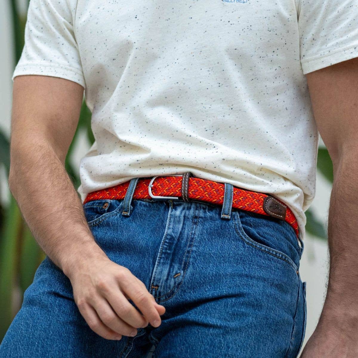 Fuego elastic braided belt: Size 1