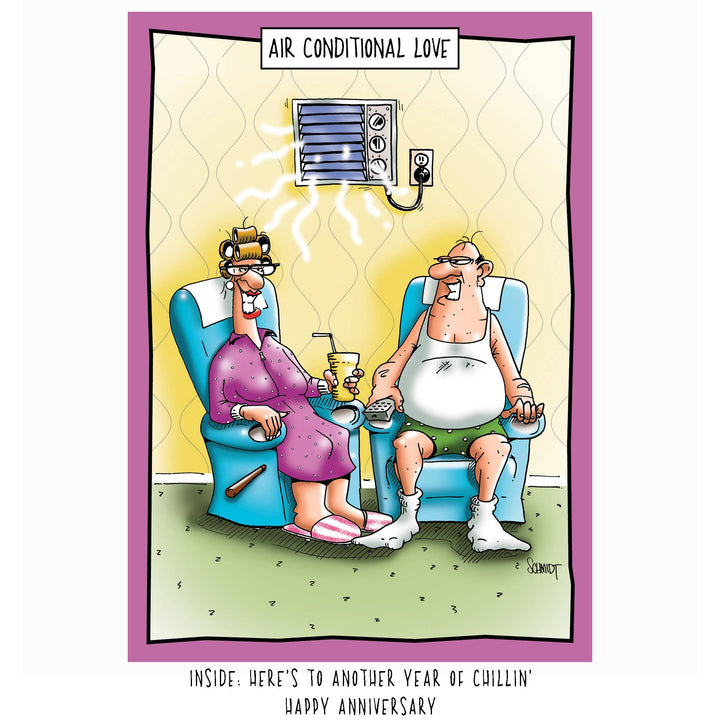 Air Conditional Love | Funny Anniversary Card