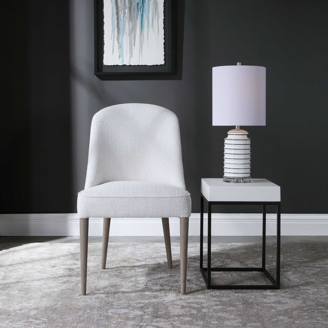 Brie - Armless Chair (Set of 2) - White