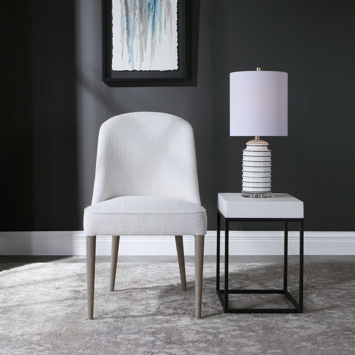 Brie - Armless Chair (Set of 2) - White