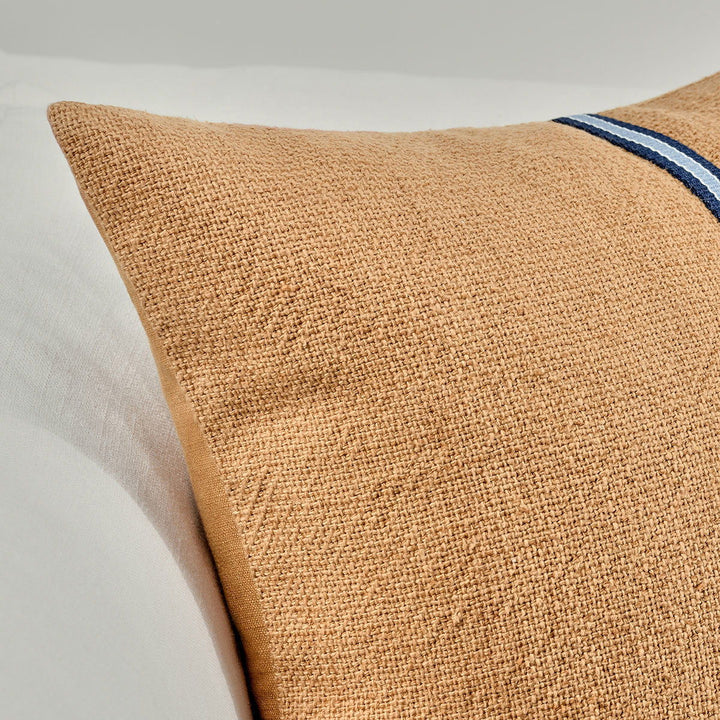 Timeless - TL Edwin Pillow - Chestnut Brown/ Denim Blue