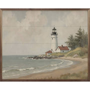 Distant Lighthouse On The Coast