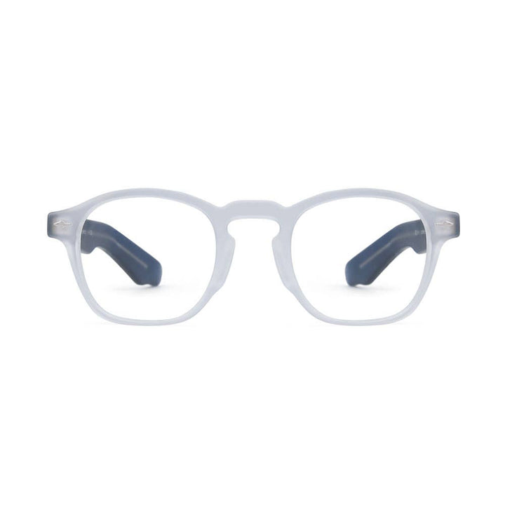MYLES | Matte Clear | Matte Navy Blue | Blue Light: 1.75