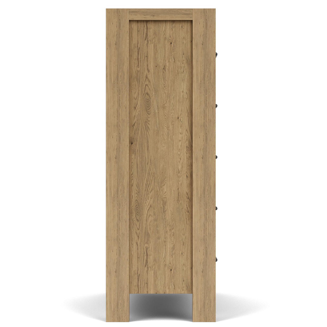 Davie - Five Drawer Chest - Light Brown