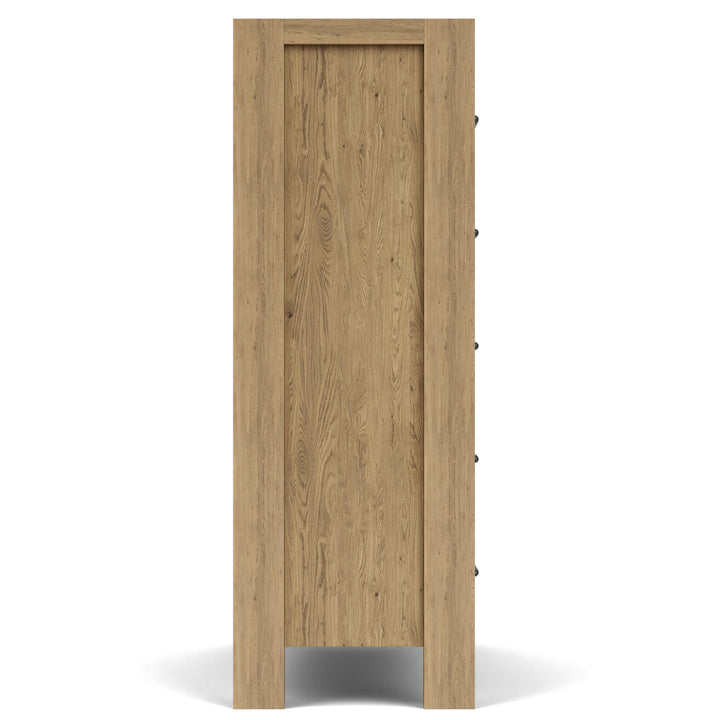 Davie - Five Drawer Chest - Light Brown