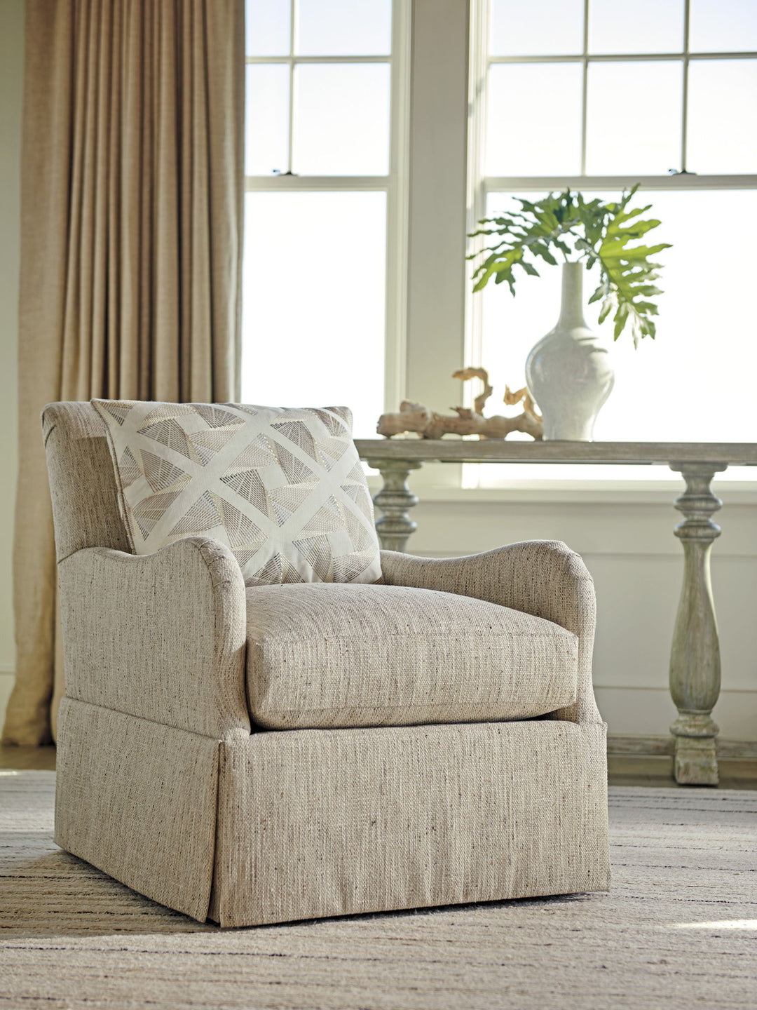 Ocean Breeze - Palm Frond Chair - Beige