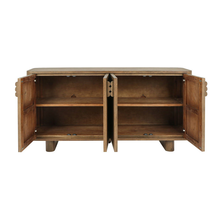 Tacoma - 4 Door Sideboard - Brown