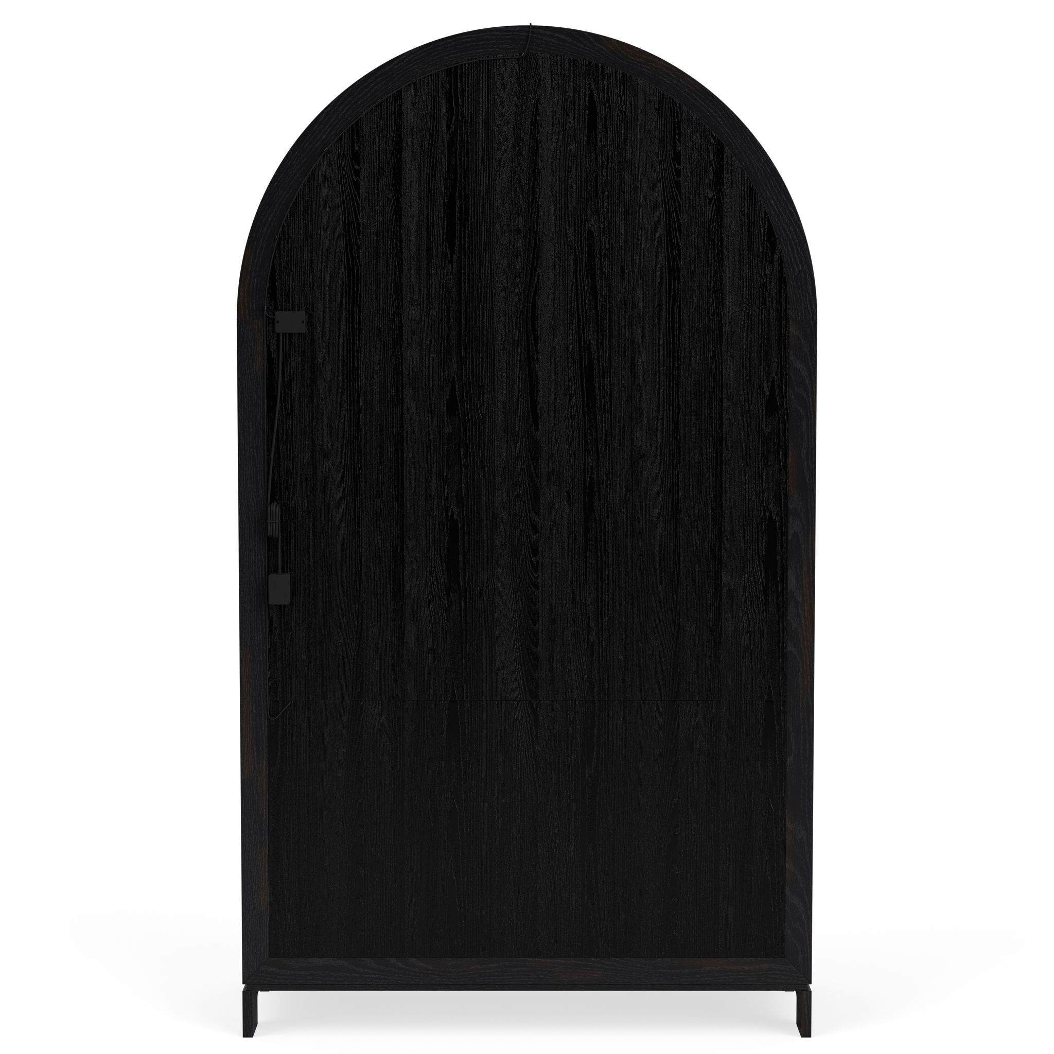 Calhoun - Display Cabinet - Whiskey / Ebony Whiskey Oak
