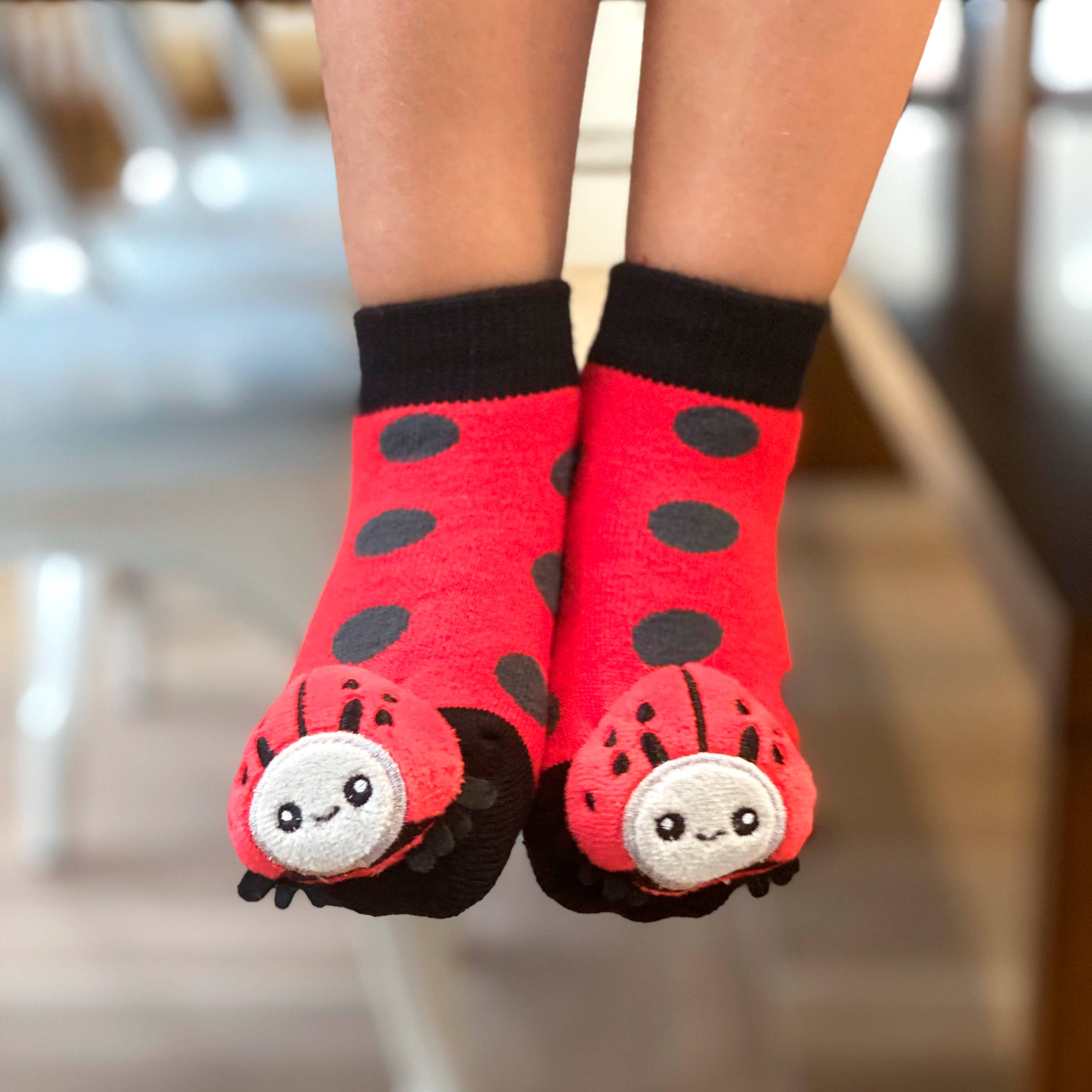 Ladybug Boogie Toes Rattle Socks