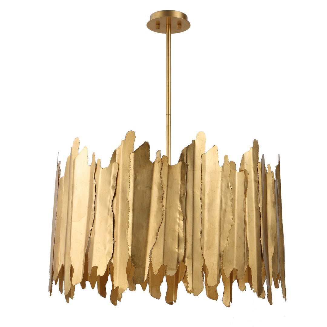 Golden - Gate 8 Light Industrial Pendant