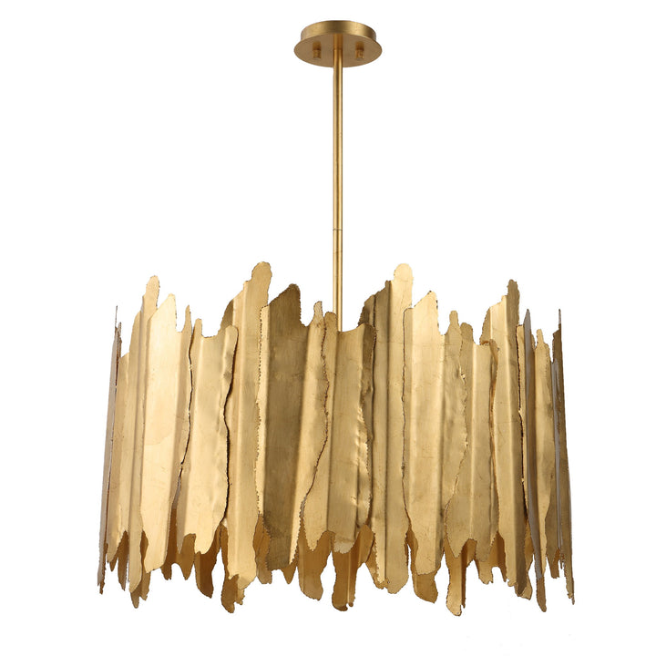 Golden - Gate 8 Light Industrial Pendant