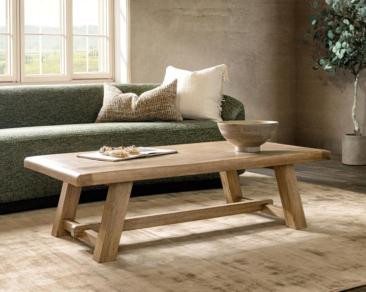 Valen - Reclaimed Wood Coffee Table - Sand Washed