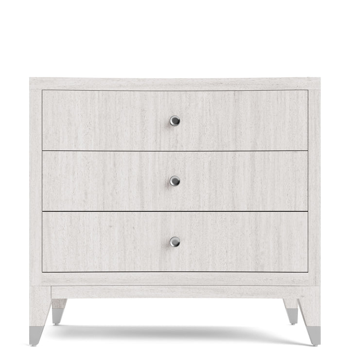 Hepburn - Three Drawer Nightstand - White